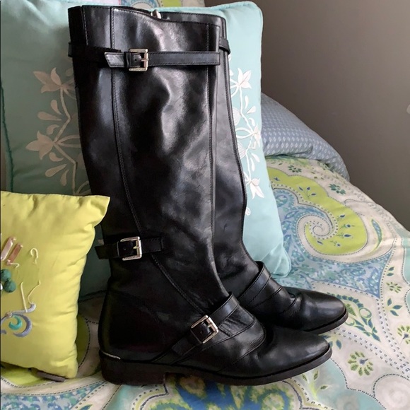 Coach Shoes - Coach black leather boots.